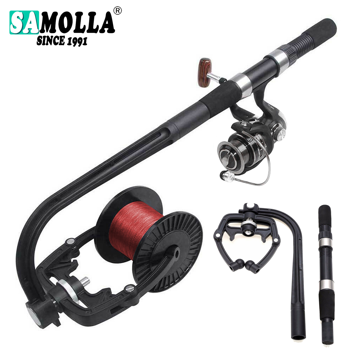 Spincast Reel - Bobine de ligne de pêche pour