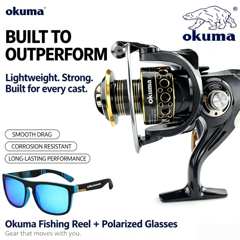 Moulinet de pêche OKUMA-Spinni - Trolling Reel avis et prix