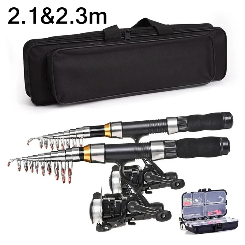 BRAVMAK 2.1/2.3 mTelescopique  - Spincast Reel avis et prix